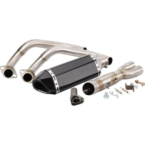 For Yamaha MT 07 2014 to 2018 2019 TRACER 700 XSR700 16-19 MT07 MT 07 Escape Motorcycle Exhaust Muffler And Link Pipe