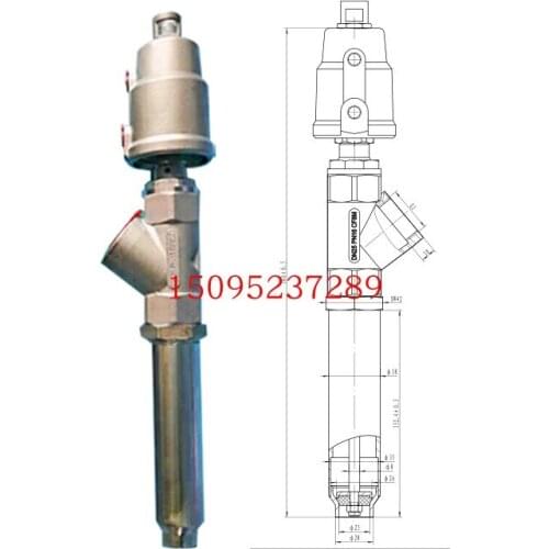 High-quality Stainless Steel Drip-proof 1 Inch Discharge Nozzle DN25 Pneumatic Valve Vat Water Filling Valve