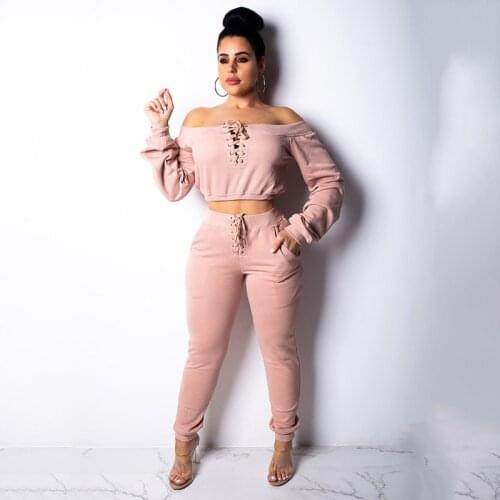 Explosion Women Set multi-color Ladies Sweater Strap Fashion Casual Suit High Quality Ladies Casual Suit Robe Femme
