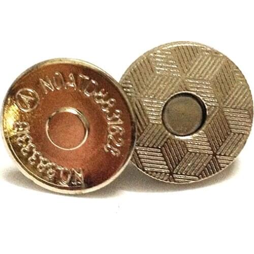 200sets 14mm Gold Magnetic Purse Snaps ,Snap Button