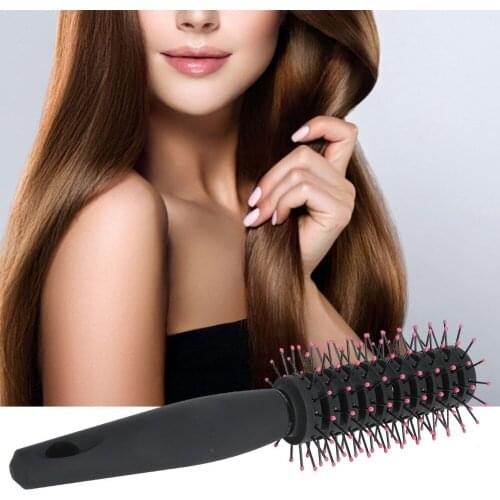 Profession Unisex Anti Static Curly Comb Hair Massage Brush Round Comb Hair Salon Blow Comb Styling Beauty Hairdressing Tool