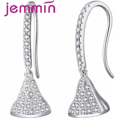 Wholesale New 10PCS 925 Sterling Silver Rhinestone Earrings Findings For DIY Jewelry Accessory Ear Wire Hook Clasps