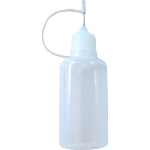 10PC 50ML Squeezable Empty Liquid Dropper Filler Bottle Needle Tip With Cap