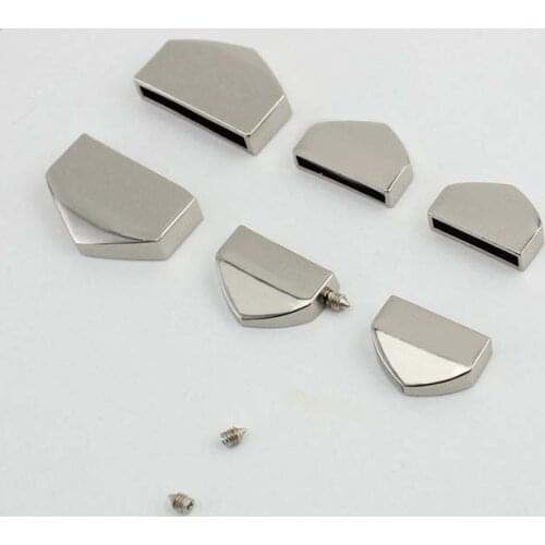 100pcs 5colors 15mm17mm25mm decoration end clips by screws high quality hardware straps tail clasp accessory