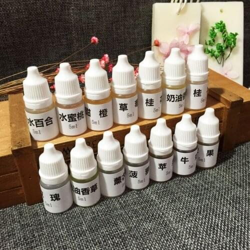16Choices Handmade Soap Base Lipgross Scent Flavour Incense Perfume Balm Essence Spices Fragrance Raw Material 5ml