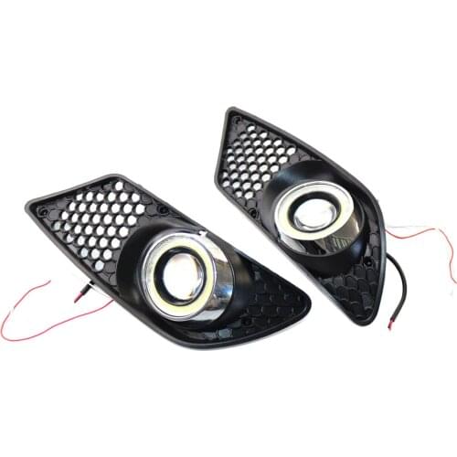 2pcs Right and Left Fog Light Grille For Mercedes Benz C-CLASS Pre-Facelift