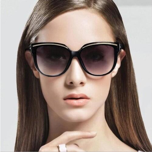 2020 Trendy Gothic Hot New Cute Cat Eye Sun Glasses WomenBrand Designer Sunglasses Retro Goggles CateyeGradient Eyeglasses