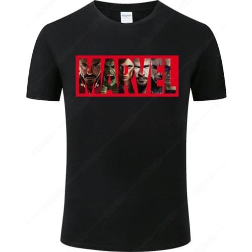 2021 Summer Cotton Print Marvel T Shirt Men Women Fashion Short Sleeve T-shirt For Men Casual Tops Cool Tee Brand Clothing J98