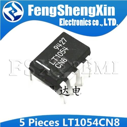 5pcs LT1054CN8 DIP8 LT1054CP DIP LT1054 DIP-8 Switched-Capacitor Voltage Converter with Regulator IC