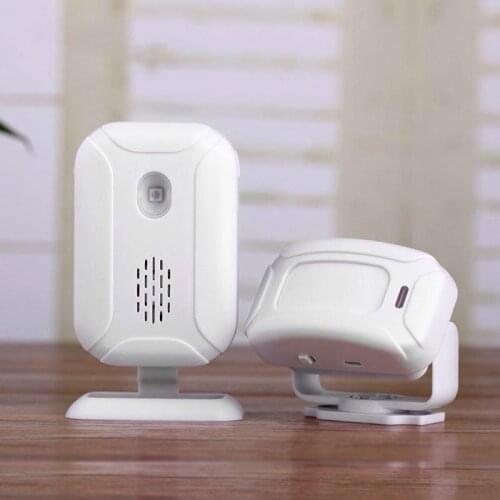 Wireless welcome alarm, PIR workshop doorbell, entrance motion sensor, infrared detector, sensor doorbell, security alarm