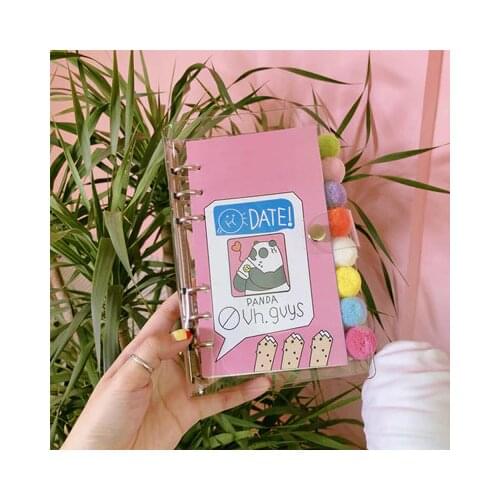 Notebook DIY Girl 's Diary Organizer Bingbing Sweet Star Planer Kawaii Journal Student Daily Weekly Plan Stationery Gift
