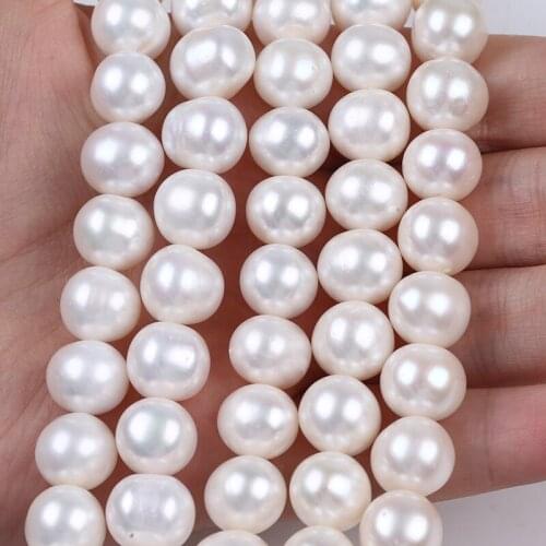 Big Size 10-11mm Potato Shape Pearl Beads High Quality Natural Freshwater Pearl Strand For Jewelry Making