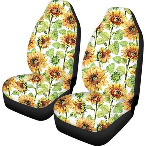 Car Seat Cover 3D Skull Printing Universal Car Front Seat Protector Seat Car Accessories Cushion Full Cover for Most Car