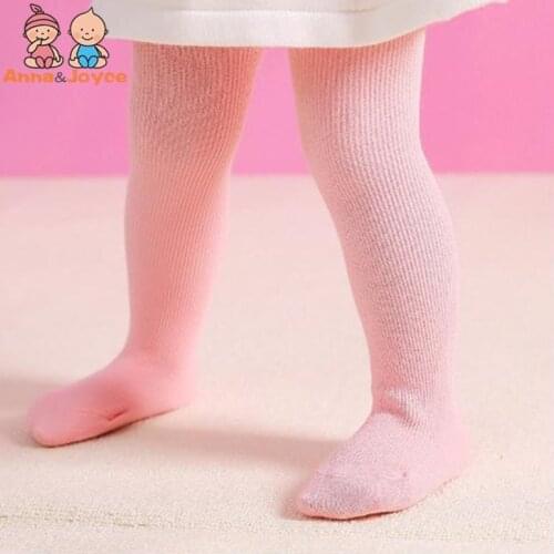 Baby Spring/Autumn Tights Cotton Baby Girl Pantyhose Kid Infant Knitted Collant Tights Soft Infant Clothing