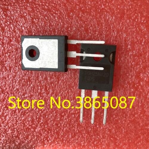 FGH25T120 FGH25T120SMD OR FGH25N120 FGH25N120FTDS TO-247 N-CHANNEL POWER IGBT TRANSISTOR 10PCS/LOT ORIGINAL NEW