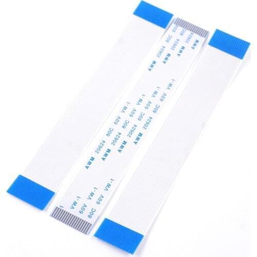 100pcs FPC FFC Flexible Flat Cable 18 PIN 0.8 mm pitch Step Same Contact Sides Length Type A Length 100 200 300 400 500 600 mm