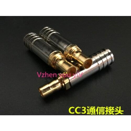 Pure copper CC3 head, C3-K3 head, T joint, C3 two omen, 2M head 75 ohm bore, CC3 communication female head coaxial connector