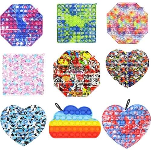 BIG SIZE Fidget Toys 13-30CM Square Antistress Toy Bubble Figet Sensory Squishy Jouet Pour Autiste For Adult Kids Gift