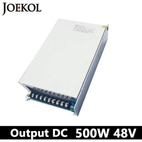 Switching Power Supply 500W 48v 10.4A,Single Output smps power supply For Led Strip,AC110V/220V Transformer To DC 48V