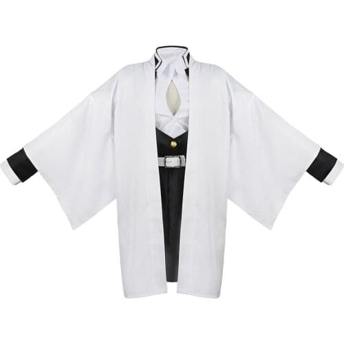 Anime Demon Slayer Kanroji Mitsuri Cosplay Costume Kimono Outfits Halloween Carnival Suit