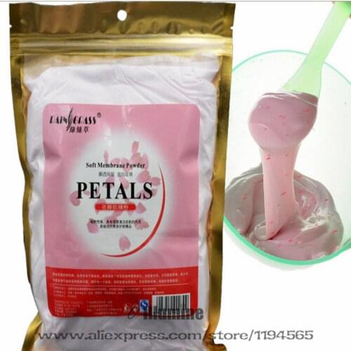 450g Rose Petals Soft Upper Class Collagen Mask Facial Powder Moisturizing Pores Shrink Whitening Beauty Salon Equipment