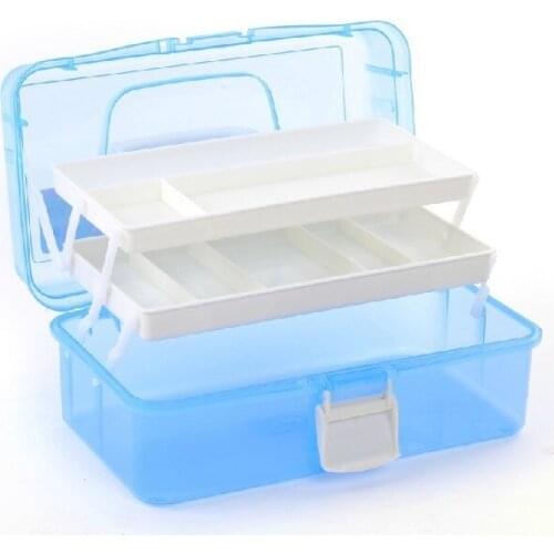 3 Layer Multi Utility Storage Case professional Nail Art box manicure kit nail tool Makeup box large size