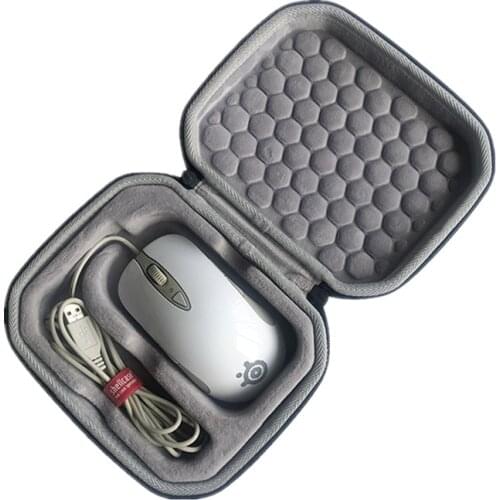 Fashion EVA Hard Protective Bag Cover Case for SteelSeries Sensei RAW Mouse Frost Blue Storage Box