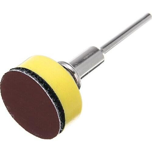 100PCS Sand Paper 25mm Sanding Disc Round Abrasive Dry Sandpaper With Backer For Polishing Tools 80 80 600 1000 2000 3000 Grit