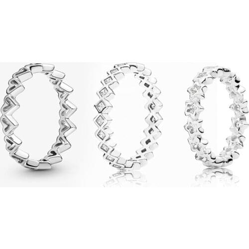 2020 Fashion New Romantic Heart-shaped Starlight Seductive Princess Ring Womens Exquisite Party Accessories Jewelry Gifts