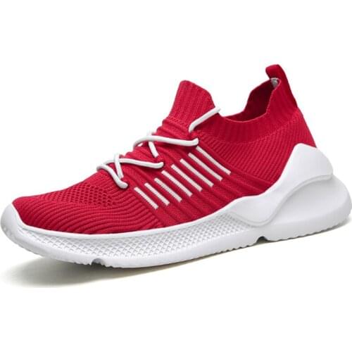 New Arrivals Socks Men Sneakers Running Shoes for Men Comfortable Sports Athletic Jogging Shoes Adults Red Zapatos De Mujer 45