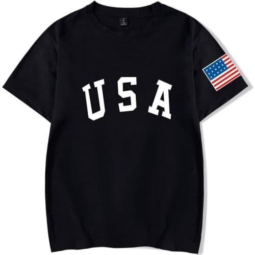 New Fashion Design Men/Women tshirts white US Flag Athletic t shirts Bodybuilding Tactical Tee American Patriotic USA t-shirts