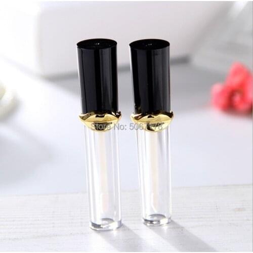 10/30/50pcs 4ml Empty Lip Gloss Tubes Travel Makeup Toos Cosmetic Containers Transparent Lipgloss Lip Balm Bottles