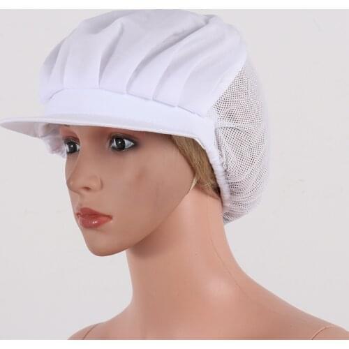 2 Adult Adjust Chef Hat Mesh Net Kitchen Cooking Hat Restaurant Chef Hat Hotel Bakery Uniform Waiter Work Wear Hats Catering Hat