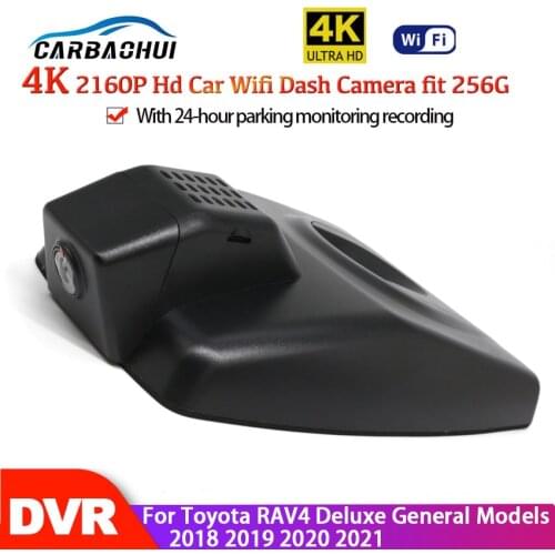 4K 2160P Hidden Car DVR Wifi Video Recorder Dash Cam Camera high quality For Toyota RAV4 Deluxe General Models 2018 To 2020 2021