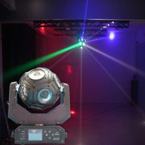 LED Football Moving Head Light 12x20w RGBW 4in1 LED Beam Light DMX512 Professional DJ Disco Bar Party Show Stage Light