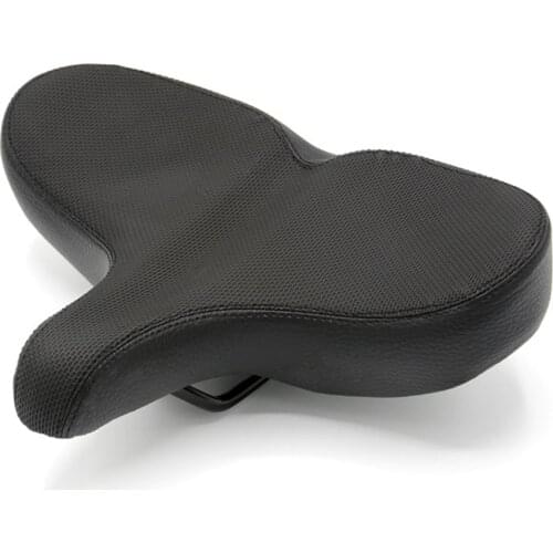 Comfort Bike Seat Extra Wide Big Bum Bike Bicycle Soft Pad Saddle Seat Cushion Men Padded Saddle For Bike Bicycle Saddle