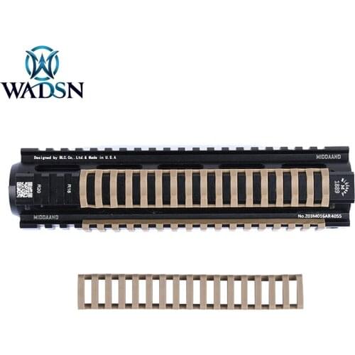 WADSN 5pack/lot Tactical 18-Slot Rail Cover Rubber Hunting Handguard Heat Resistant Rail Panel Mount 4 pcs Fit 20mm Picatinny