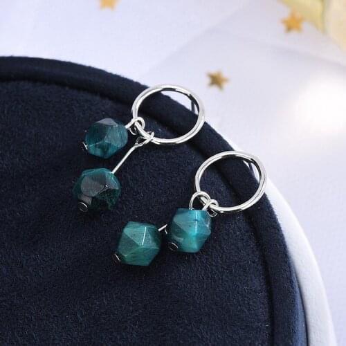 Women Jewelry Fashion Statement Earrings Popular Design Hot Selling Blue Bead Drop Earrings For Girl Lady Gifts
