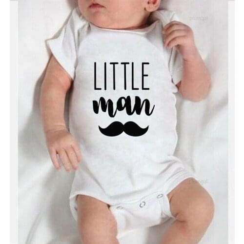 Baby Girl Winter Clothes Jumpsuit for Girls Clothing for Babies Printing Little Man Newborn Baby Boy Clothes Romper for Babies