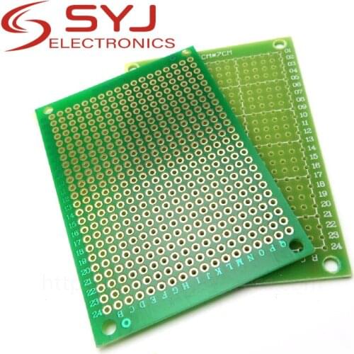 1pcs/lot 5x7cm 5*7 Double Side Prototype PCB diy Universal Printed Circuit Board In Stock