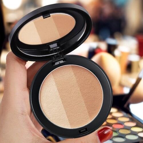 3 Colors Contour Powder Bronzer Brightening Skin Smooth Glitter Waterproof Face Cosmetic Makeup Matte Nose Shadow Maquillaje