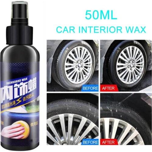50ml Leather Cleaner Deep Cleansing Waterproof Liquid Car Interior Leather Cleaner for Car Dashboard