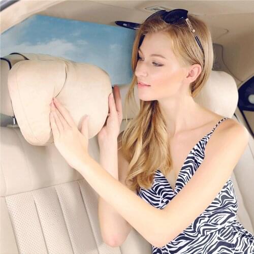 Car Neck Headrest Pillow Car Accessories Cushion Auto Seat Head Support Neck Protector Automobiles Seat Neck Rest Car Supplies