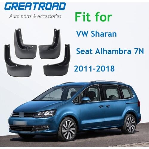 Car Mud Flaps Splash Guards for Fender Mudguards Mudflaps For VW Sharan Seat Alhambra 7N 2011-2018