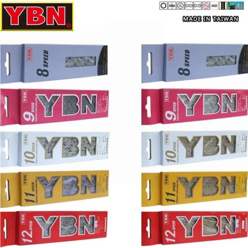 YBN MTB Bicycle Chain X8 X9 X10 X11 X12 Speed116/126L Links FOR SHIMANO Campagnolo SRAM Mountain Bike Road