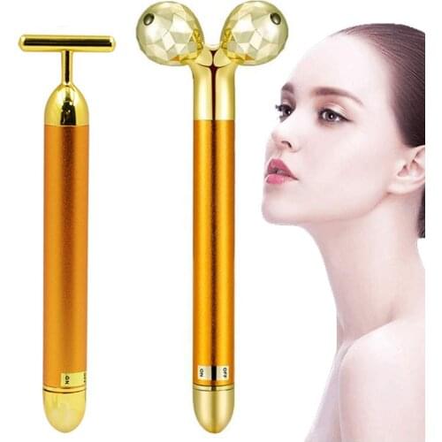 Electric Face Sonic Depuffer 3D Roller Skin Care Massage Facial Firming Tool for Sensitive Skin Anti-Wrinkles and Lifting