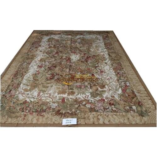 French aubusson rugs bedroom en 305CMX427CM (10 'X 14') YM21gc156aubyg6