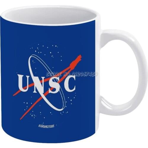 Unsc Ringworld Administration Coffee Mugs Ceramic Mug Tea Cup Custom Cup Personalized Maman Gift Un Sc Ha Lo Na Sa Nalo Ring Wor