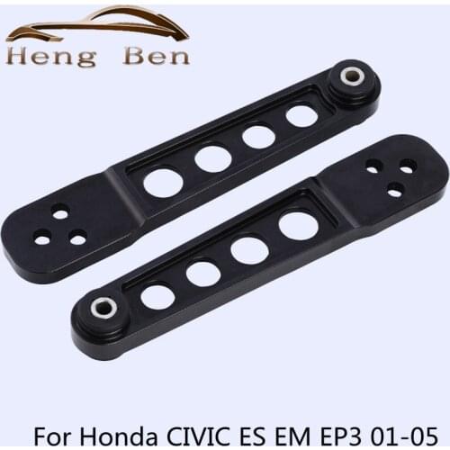 HB FOR 01-05 CIVIC ES/EM/EP3 RED ALUMINUM REAR LOWER CONTROL ARM/BAR SUSPENSION KIT