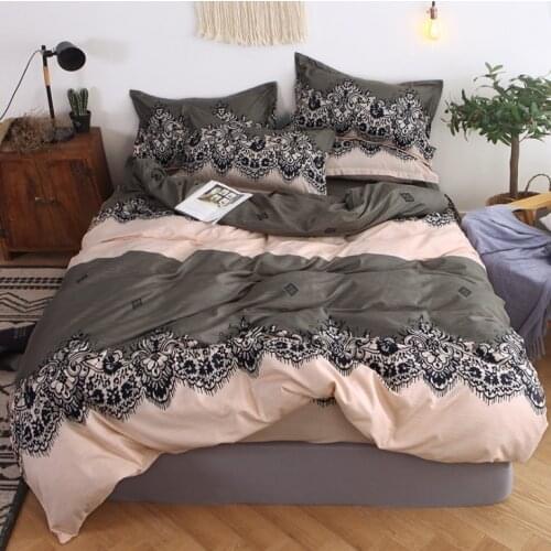 Bedding Set Blue Euro Bedspread Luxury Duvet Cover Double Bed Sheets Linens Queen King Adult Bedclothes30